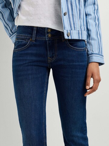 Coupe slim Jean 'Venus' Pepe Jeans en bleu