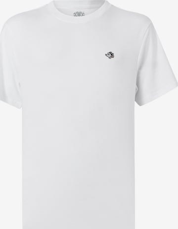 balts ELEMENT T-Krekls 'PIZZA': no priekšpuses