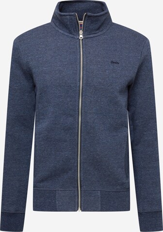 Superdry Sweatjacke in Blau: predná strana