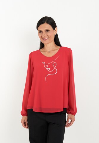 Seidel Moden Blouse in Pink: front