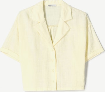 Bershka Pusero värissä keltainen: etupuoli