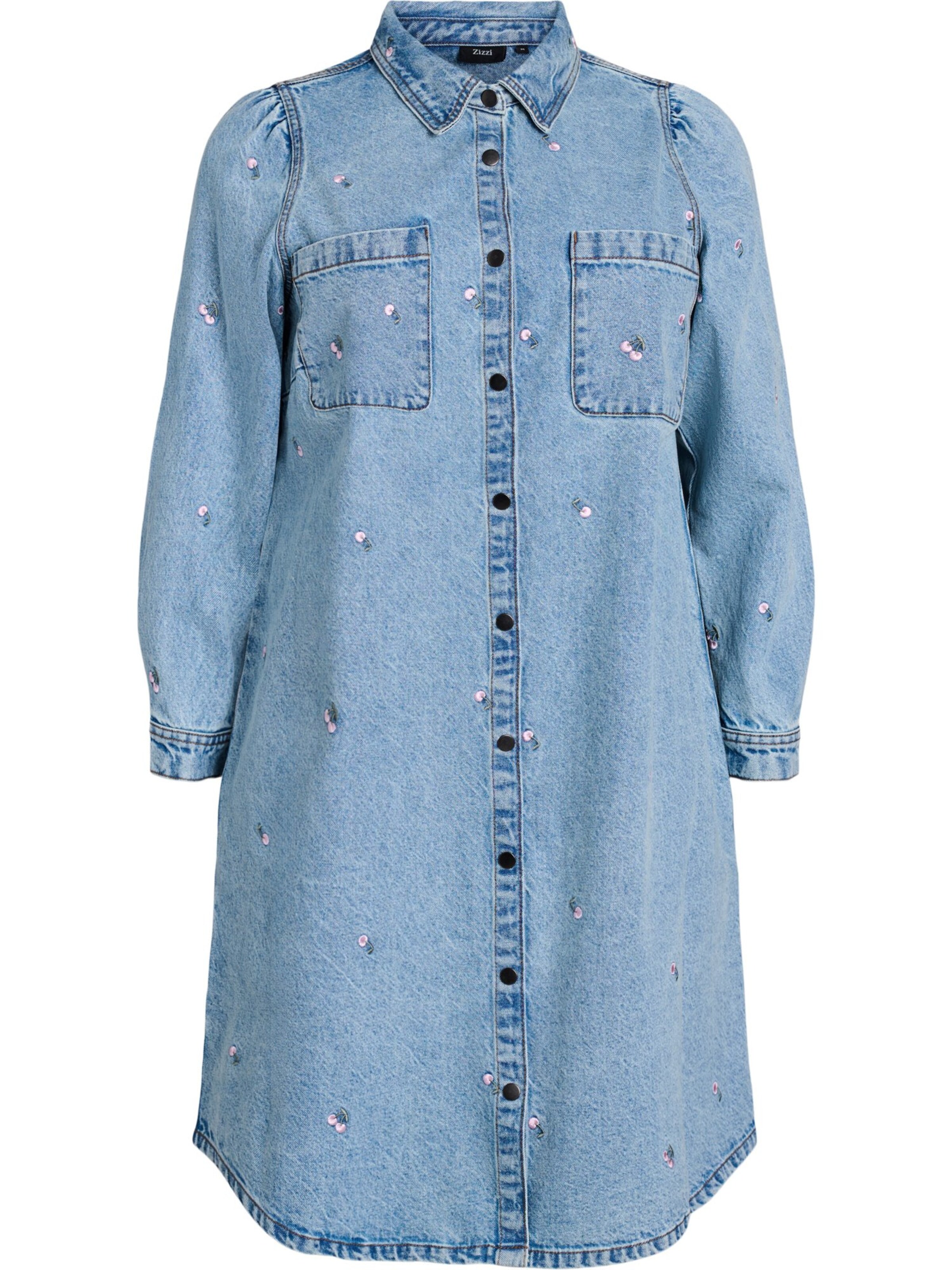 Zizzi Платье 'Jalena' в Синий: спереди