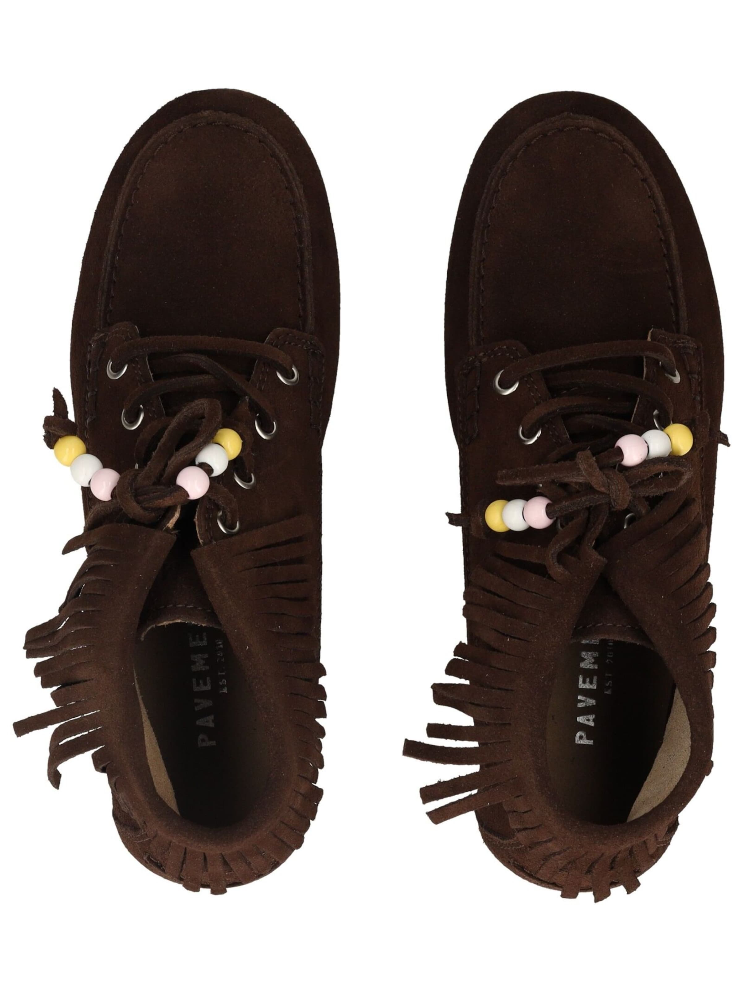 Bottines à lacets PAVEMENT en marron