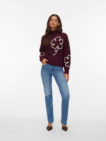 VERO MODA Sweater 'FATIMA ' in Red