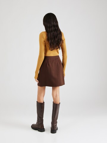 VILA Skirt in Brown