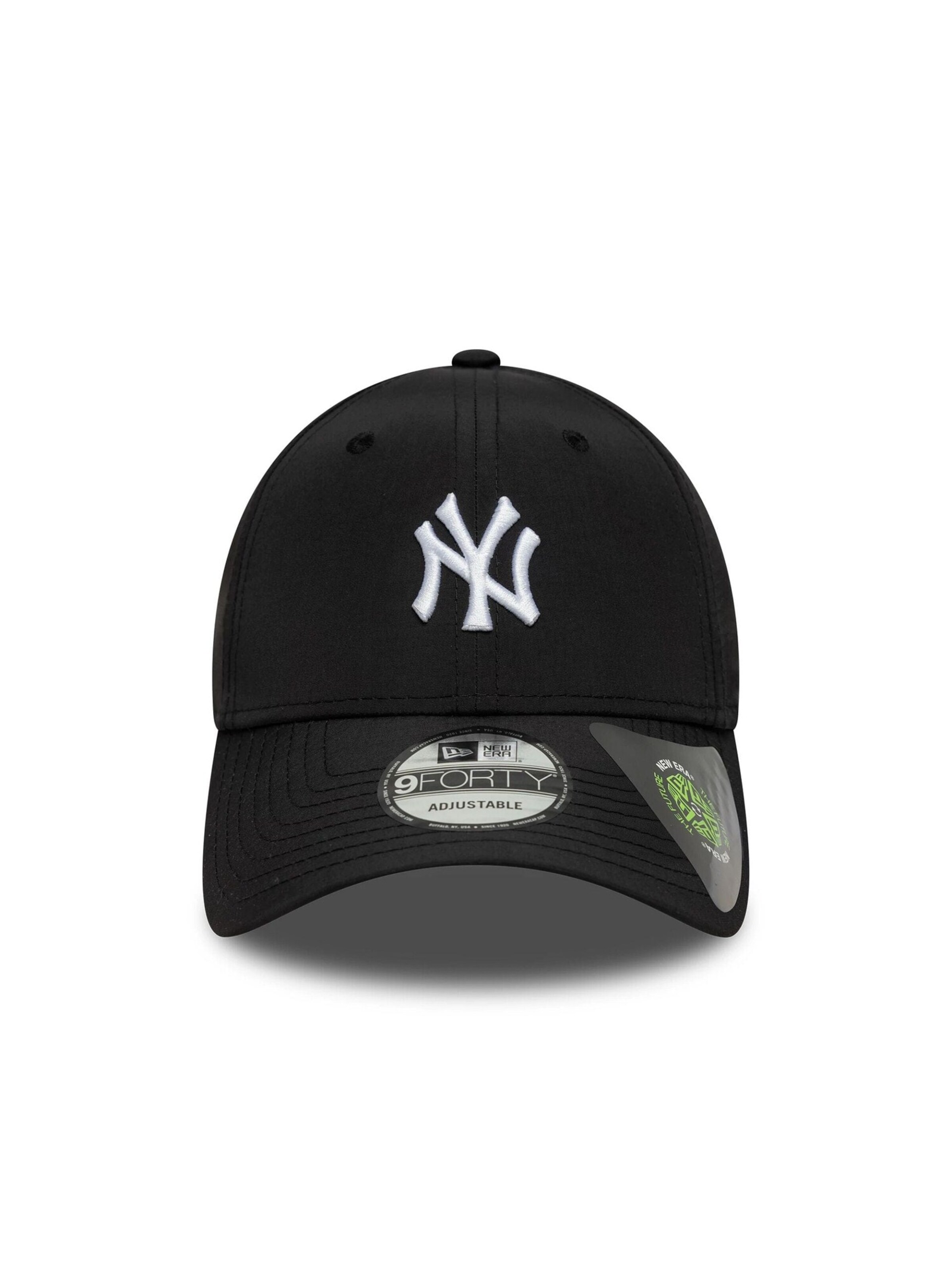 NEW ERA Athletic Cap '9FORTY New York Yankees MLB Recycled Midi' in Black