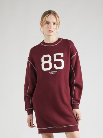 Robe 'Varsity 85' TOMMY HILFIGER en rouge : devant