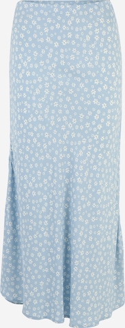 Cotton On Petite - Falda 'BLOOM' en azul: frente