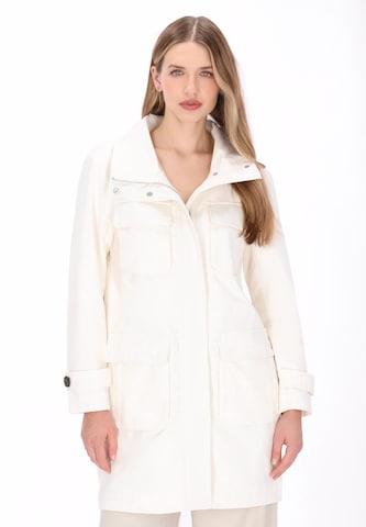 DreiMaster Klassik Between-seasons coat 'Classic' in White: front