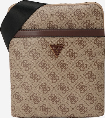GUESS Сумка через плечо 'MILANO CROSSBODY FLAT' в Бежевый: спереди