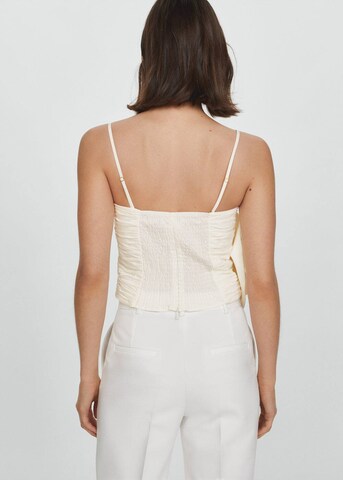 MANGO Top 'Napoli' in White