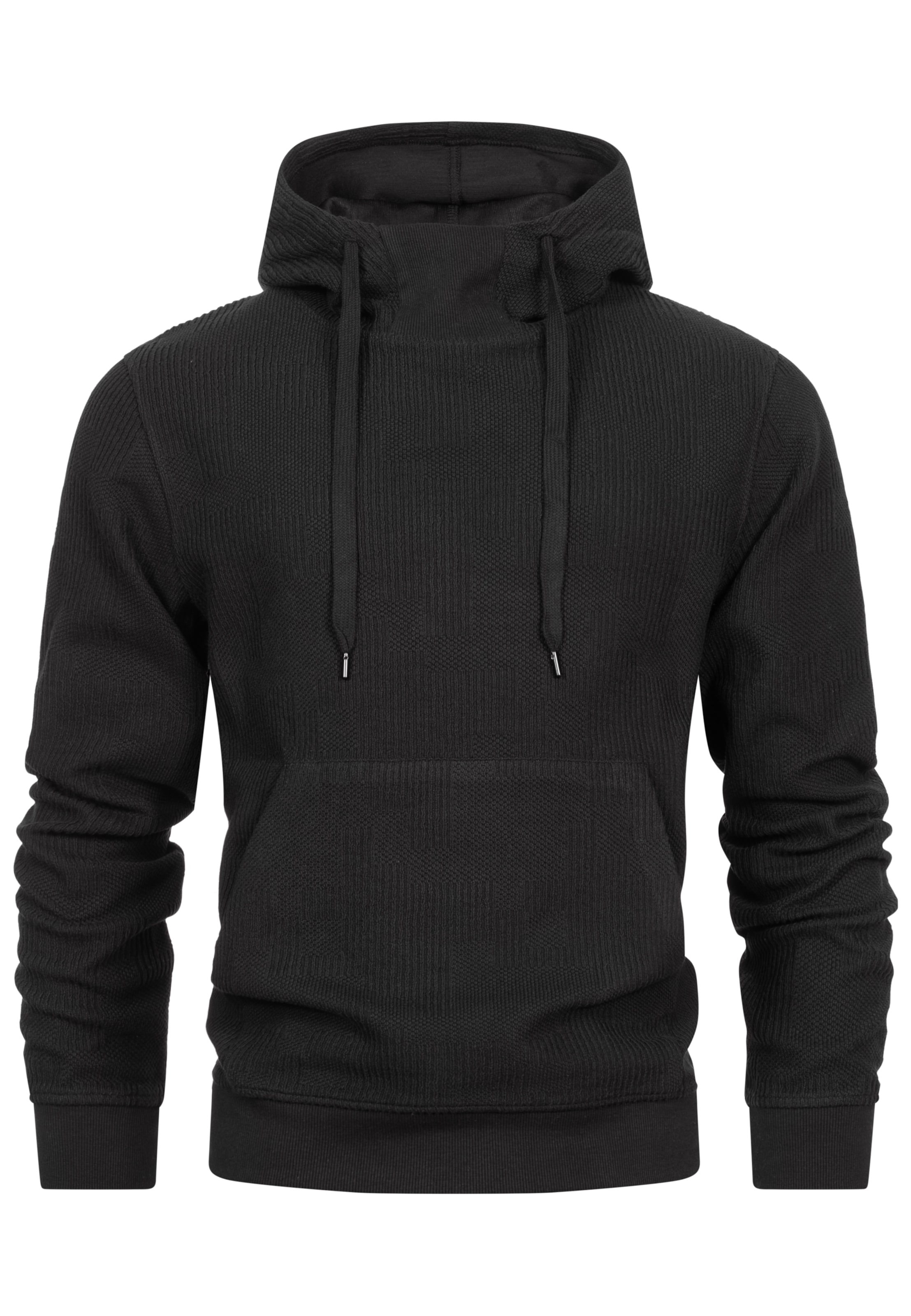 INDICODE JEANS Pullover 'Jody' in Schwarz: Vorderseite