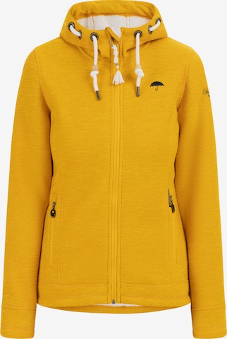 Schmuddelwedda Fleece jacket 'Nahima' in Yellow: front