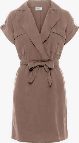 Noisy may Shirt Dress 'Vera' in Brown: front