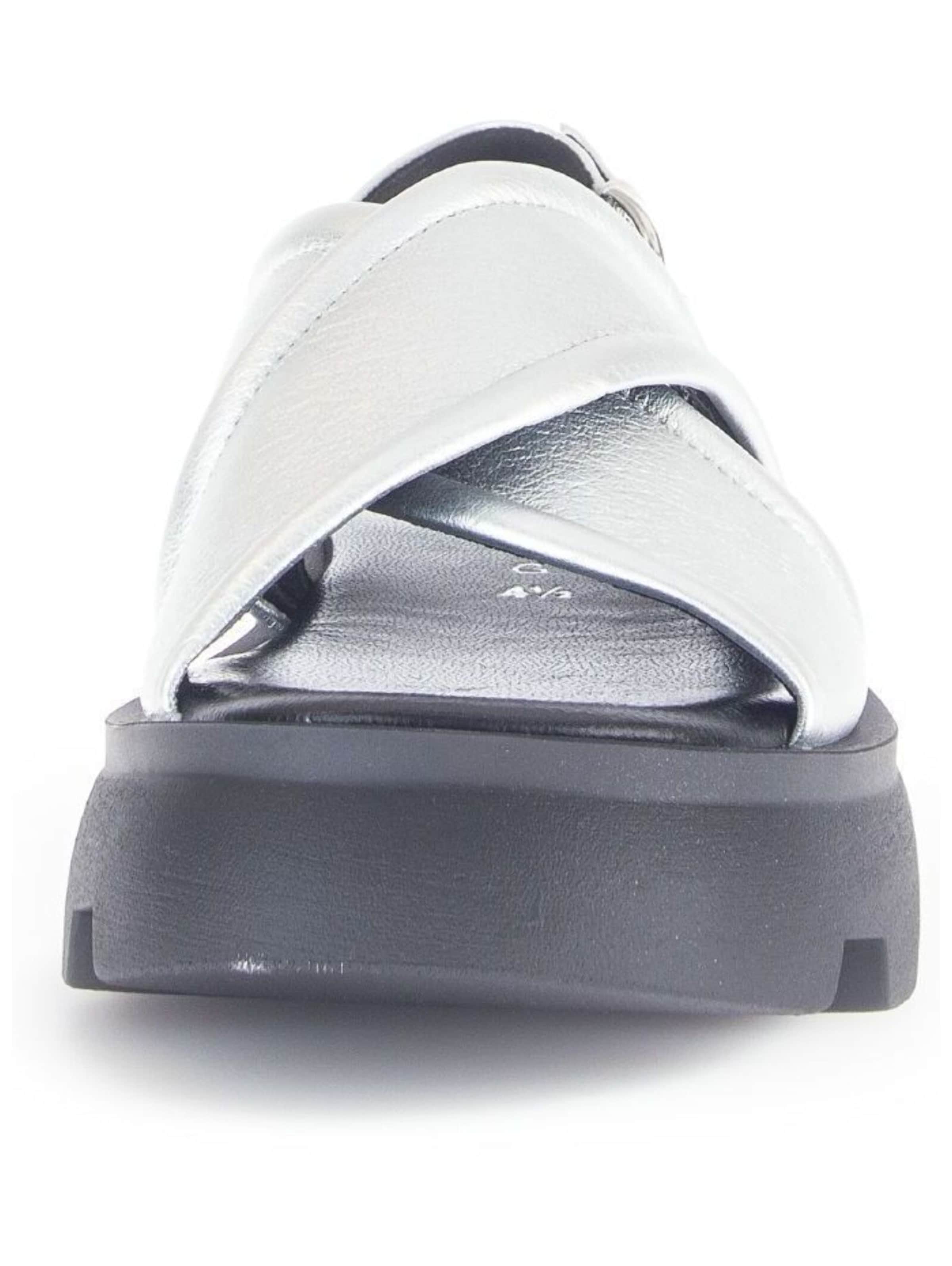 GABOR Sandale in Silber