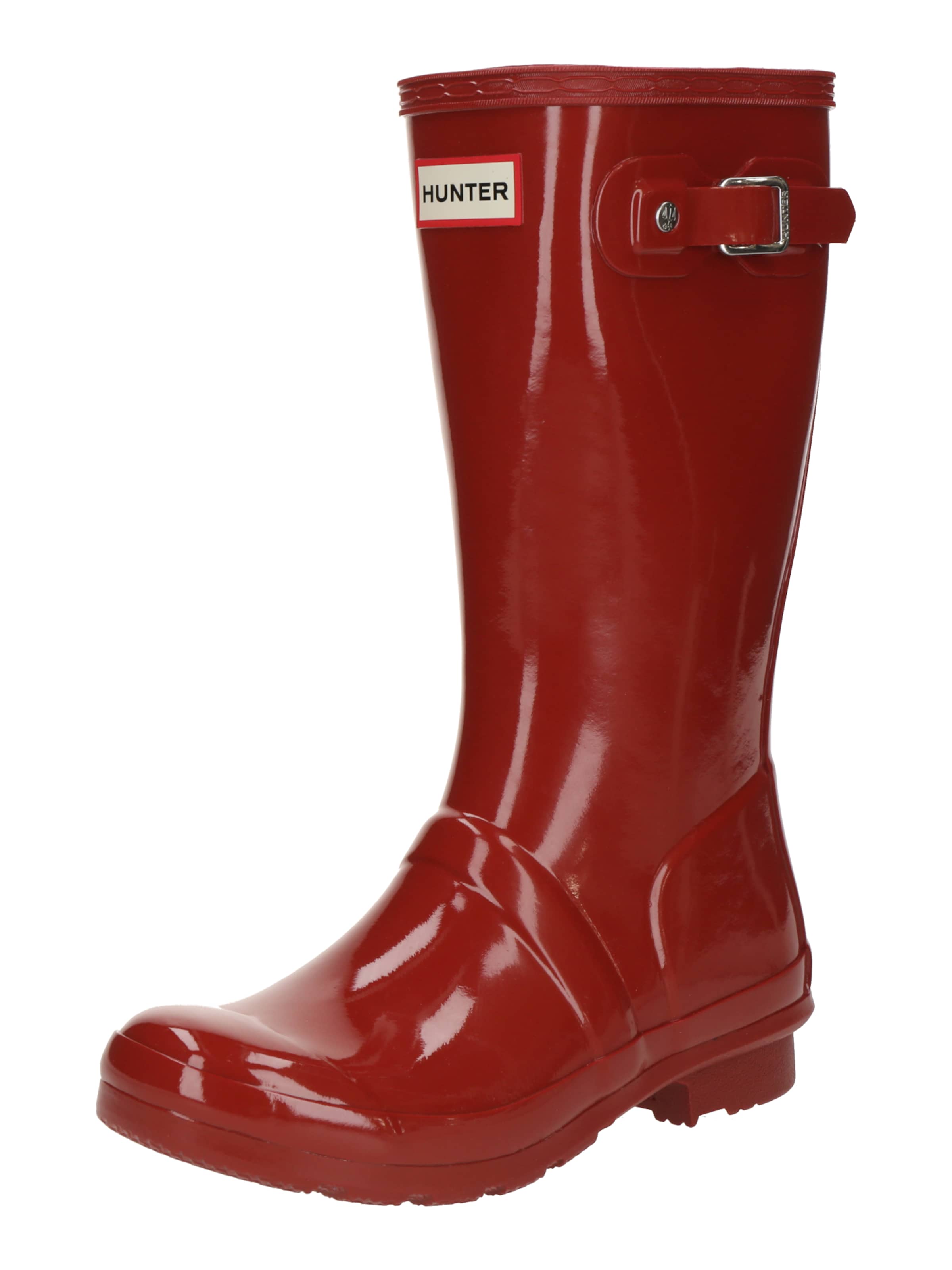 HUNTER Regenlaarzen in Rood: voorkant