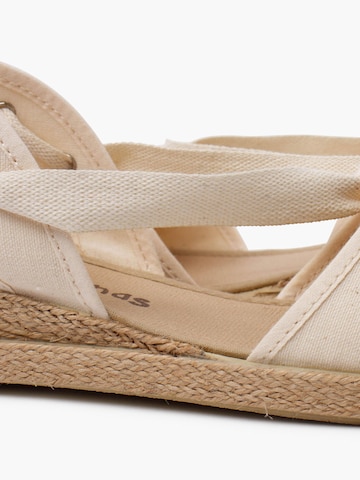 Sandales Pisamonas en beige