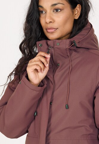 Whistler Outdoor jacket 'Mullie V2' in Brown