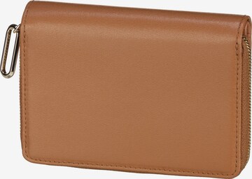 MANDARINA DUCK Geldbörse ' Luna Small Zip Around Wallet KBP54 ' in Braun