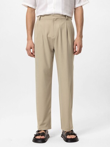 regular Pantaloni con piega frontale 'Doha' di Antioch in beige: frontale