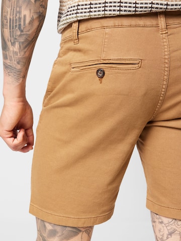 Cotton On Normální Chino kalhoty – hnědá