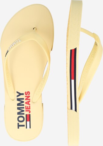 Tommy Jeans T-Bar Sandals in Yellow