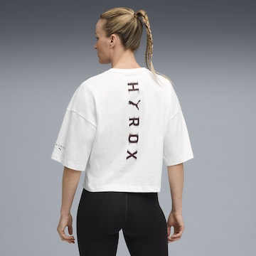PUMA Performance shirt 'Puma x Hyrox' in White: front