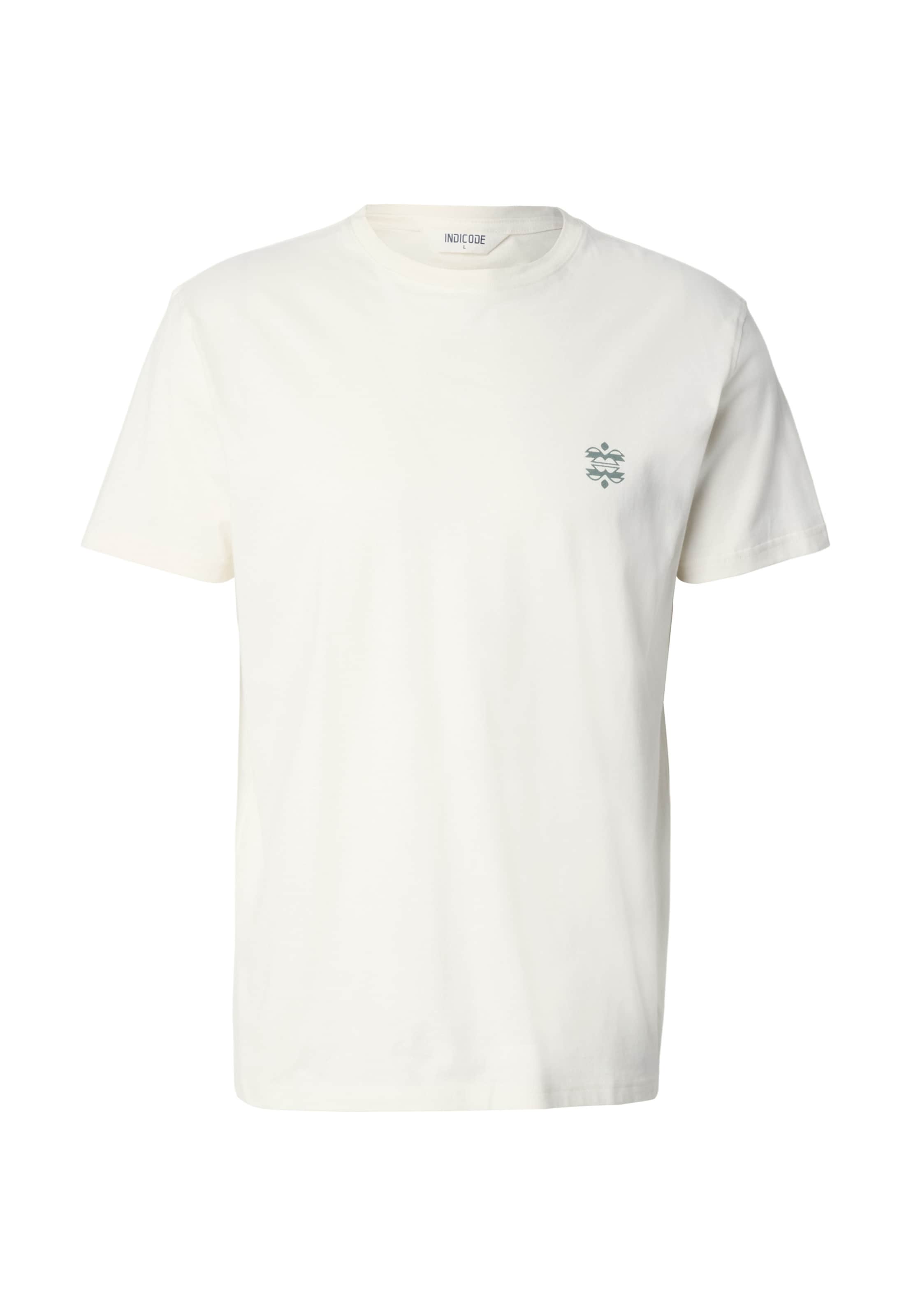 INDICODE JEANS T-Shirt 'Native' in Beige: Vorderseite