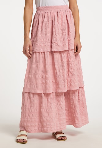 IZIA Skirt in Pink: front