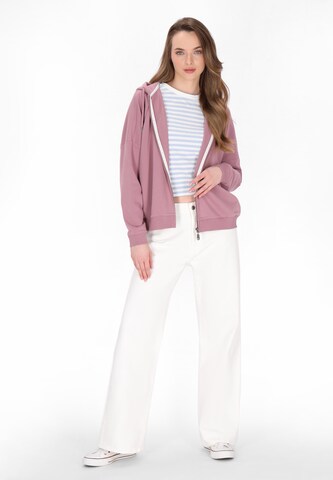 DreiMaster Maritim Sweat jacket 'Maritim' in Pink