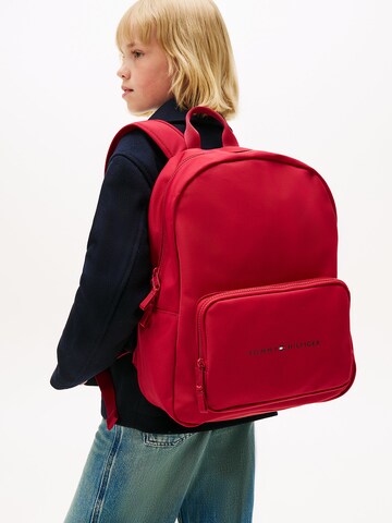 TOMMY HILFIGER Backpack 'Essential' in Red: front