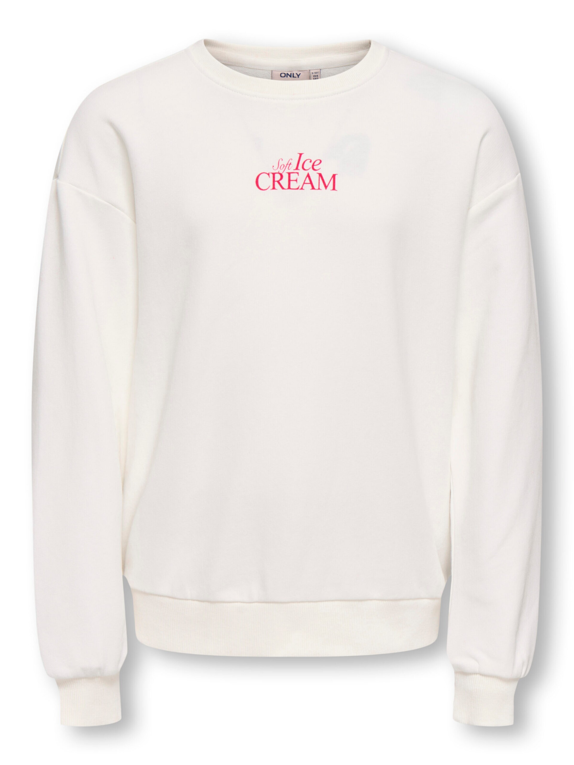 ONLY Sweatshirt in White: front