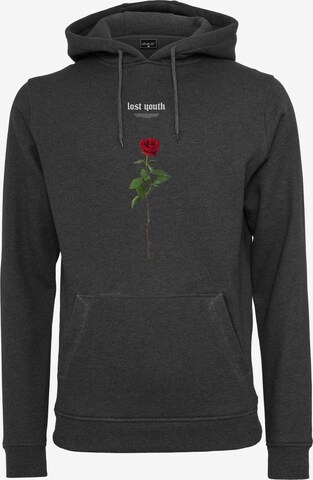 MT Men Sweatshirt 'Lost Youth Rose' in Grijs: voorkant