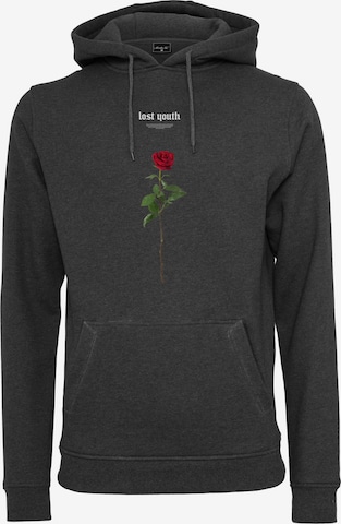 MT Men Sweatshirt 'Lost Youth Rose' in Grijs: voorkant