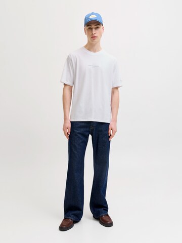 T-Shirt 'JORHyeres' JACK & JONES en blanc