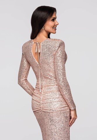 Ombre Evening Dress in Gold