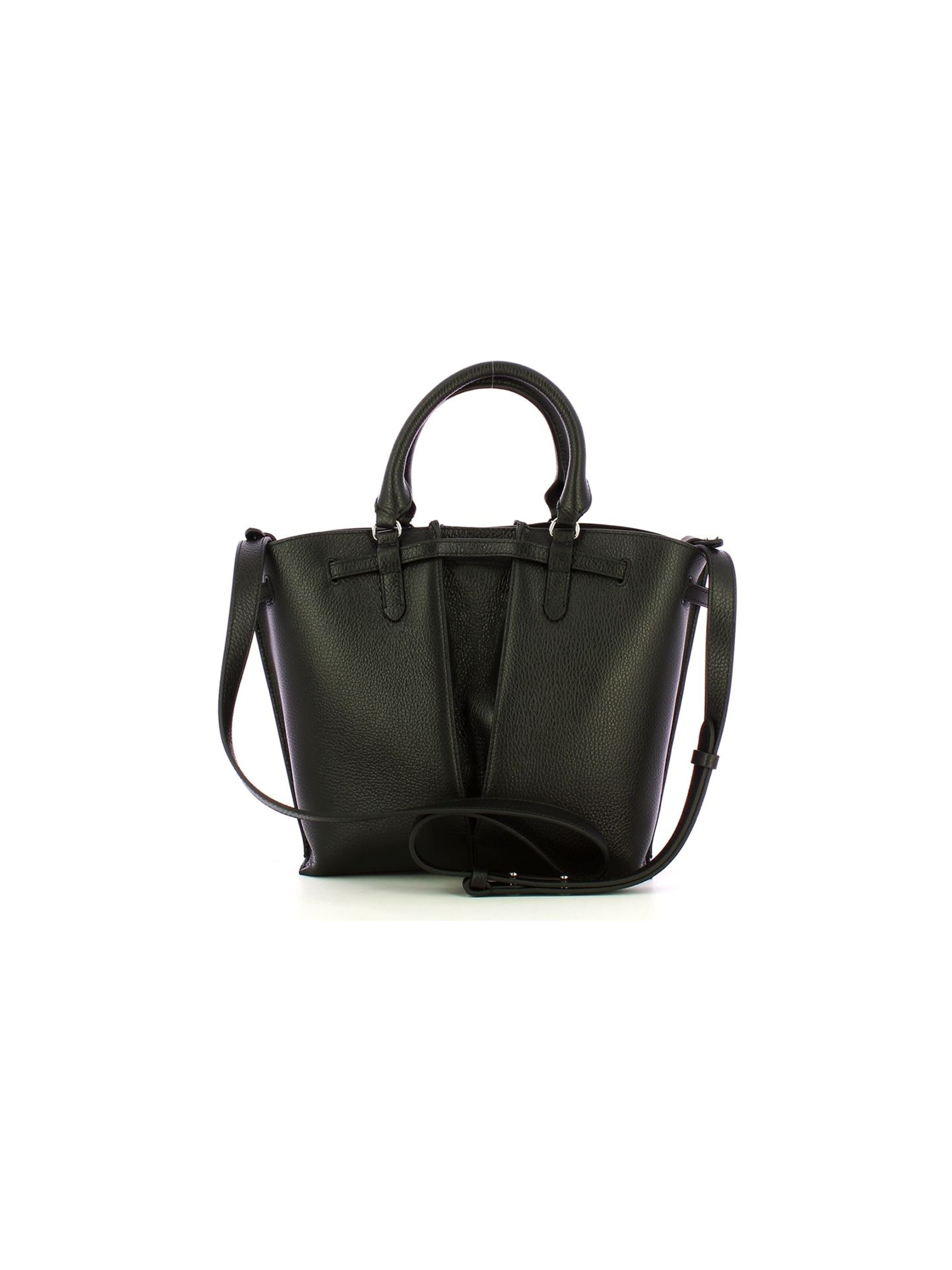 Coccinelle Handbag 'Flores Medium 25x27x9 cm' in Black