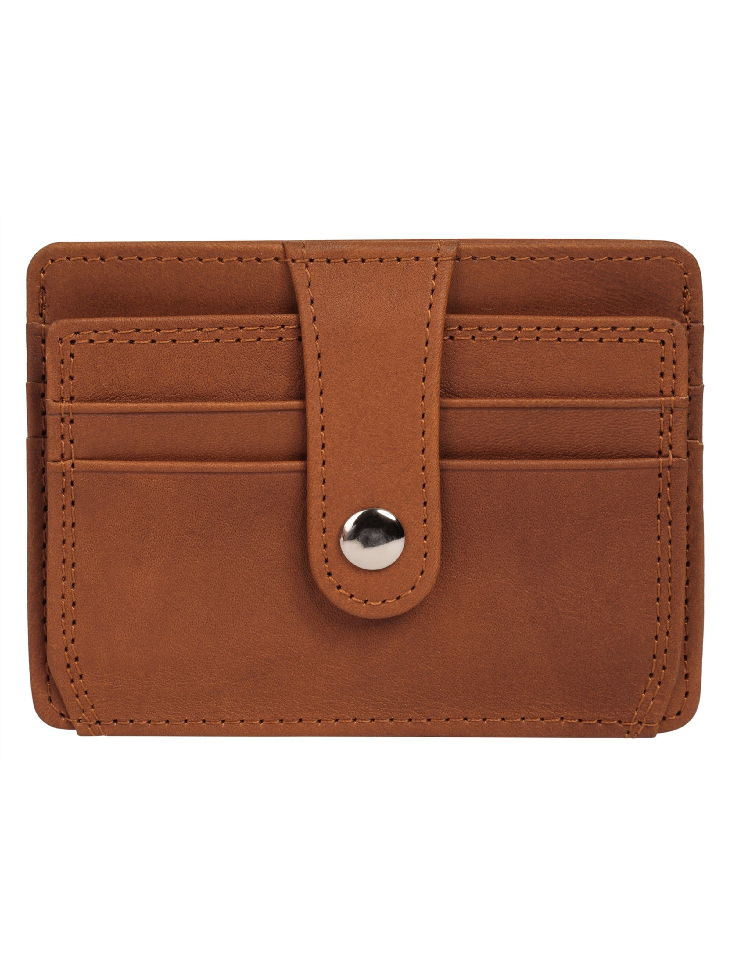 piké Wallet in Brown: front