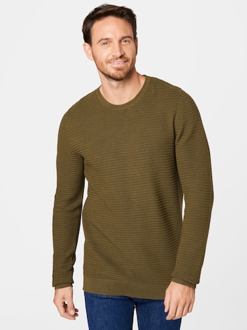 Lindbergh Regular fit Sweater in Green: front
