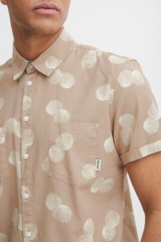 BLEND Slim fit Button Up Shirt in Beige