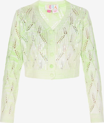 IZIA Strickjacke in Grün: Vorderseite