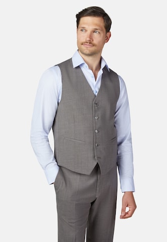 HECHTER PARIS Suit vest 'WESTE' in Grey: front