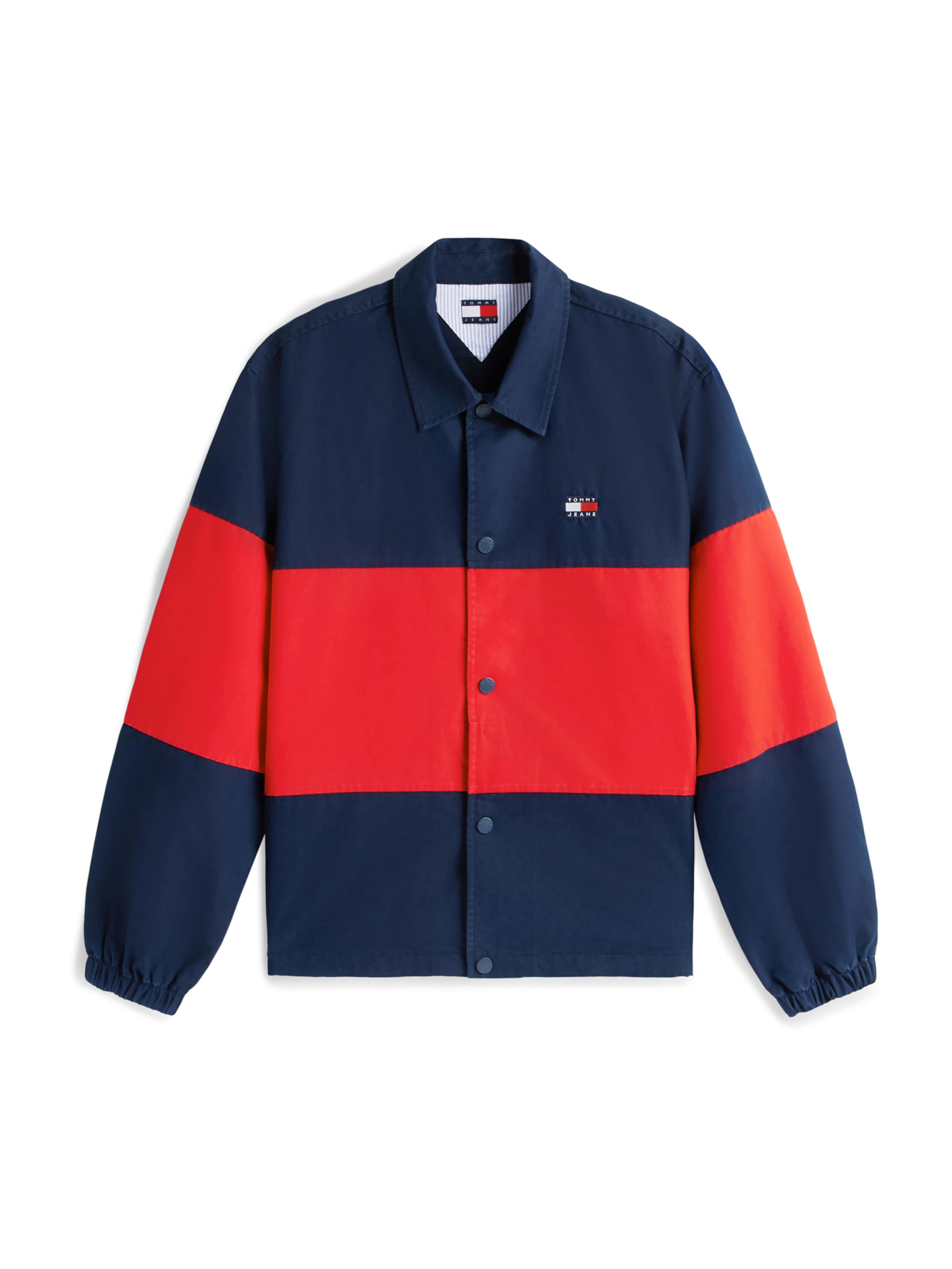 Tommy Jeans Tussenjas in Blauw: voorkant