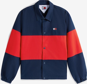 Tommy Jeans Демисезонная куртка в Синий: спереди