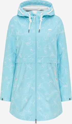 Schmuddelwedda Raincoat in Blue: front