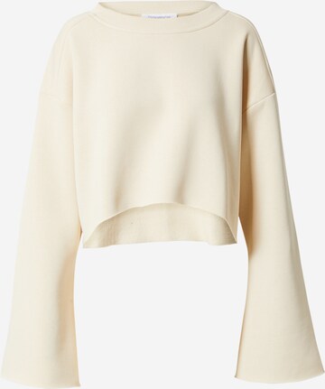 florence by mills exclusive for ABOUT YOU Sweatshirt 'Pearl' in Beige: front