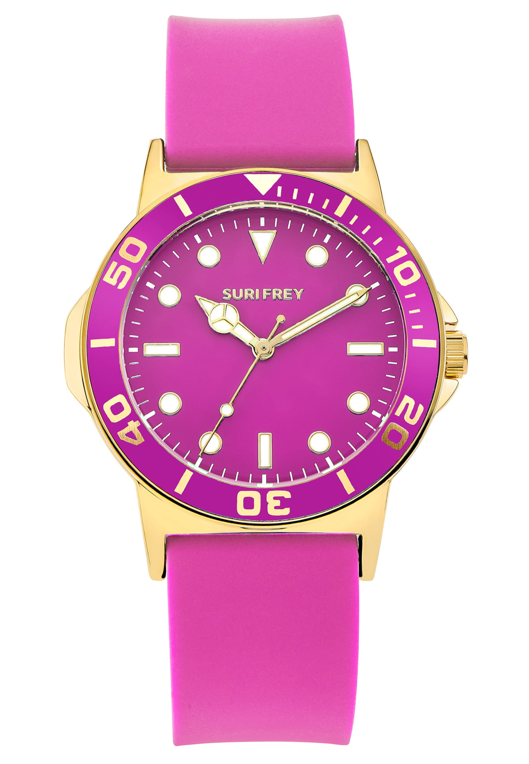 Orologio analogico ' Emmy ' di Suri Frey in rosa: frontale