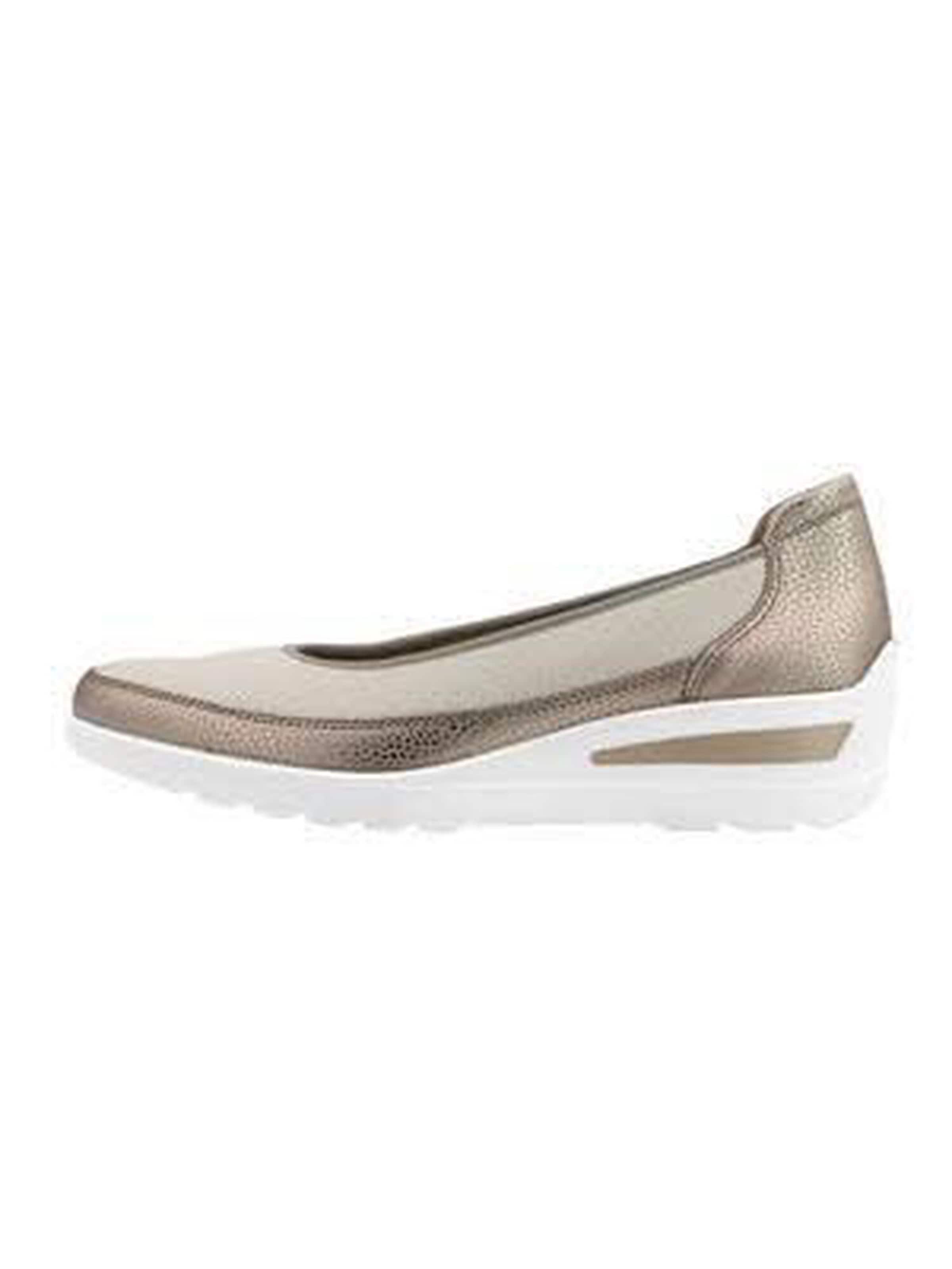 ARA Classic Flats in Beige: front