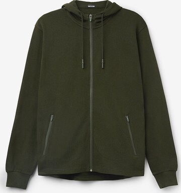 IUMAN Intimissimi Uomo Sweatjacke in Grün: Vorderseite