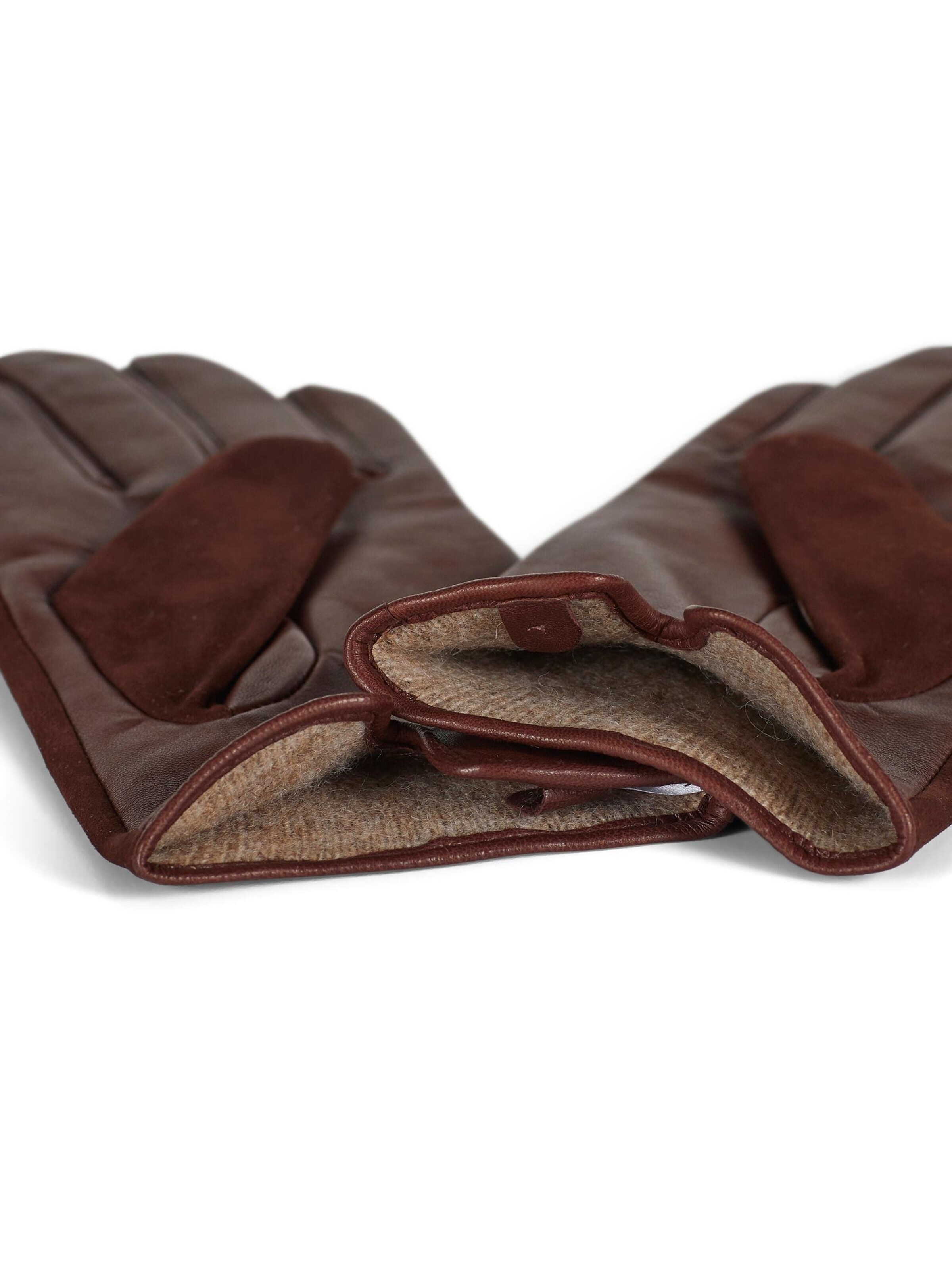 Howard London Fingerhandschuhe 'Women's Leather Gloves Luna Brown'‌‌‌‌‌‌‌‌‌ in Braun